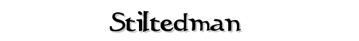 Stiltedman  font